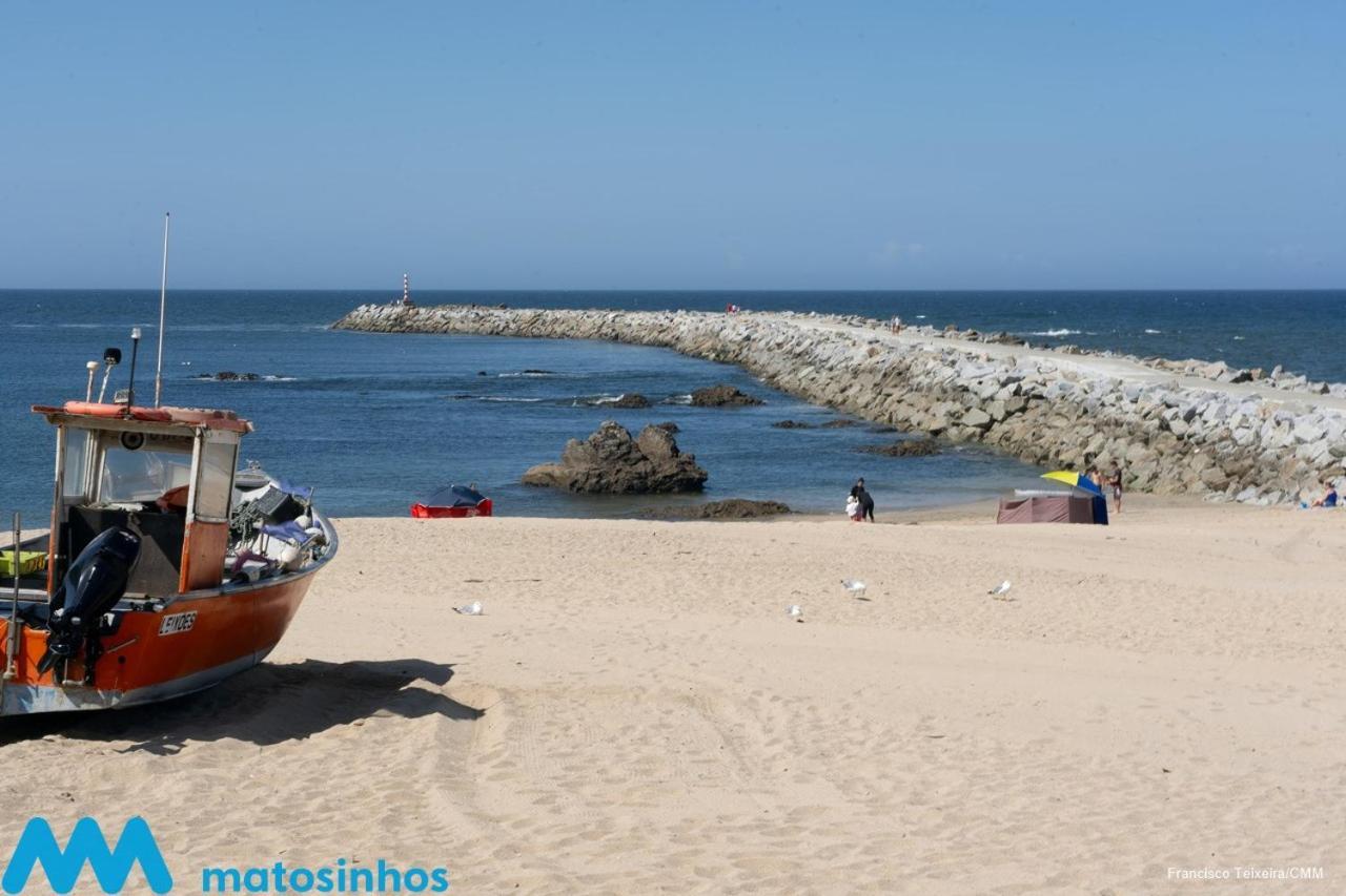 Blue Beach Apartment - Caminhos De Santiago-Airport Praia de Angeiras Bagian luar foto